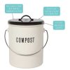 Kitchen Relish Decor | Compost Bin With Filter - Vintage