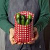 Kitchen Relish Decor | Sandwich Beeswax Wrap - Gingham / Dot