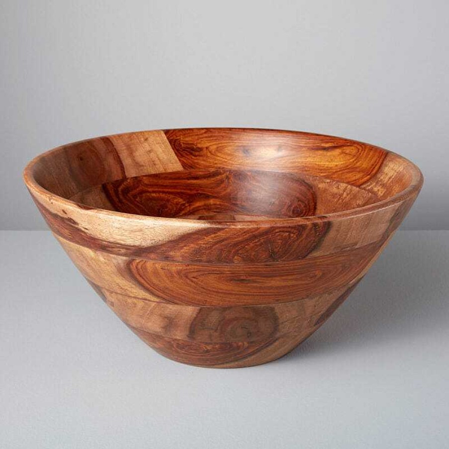 Table Relish Decor | Large Rosewood Bowl