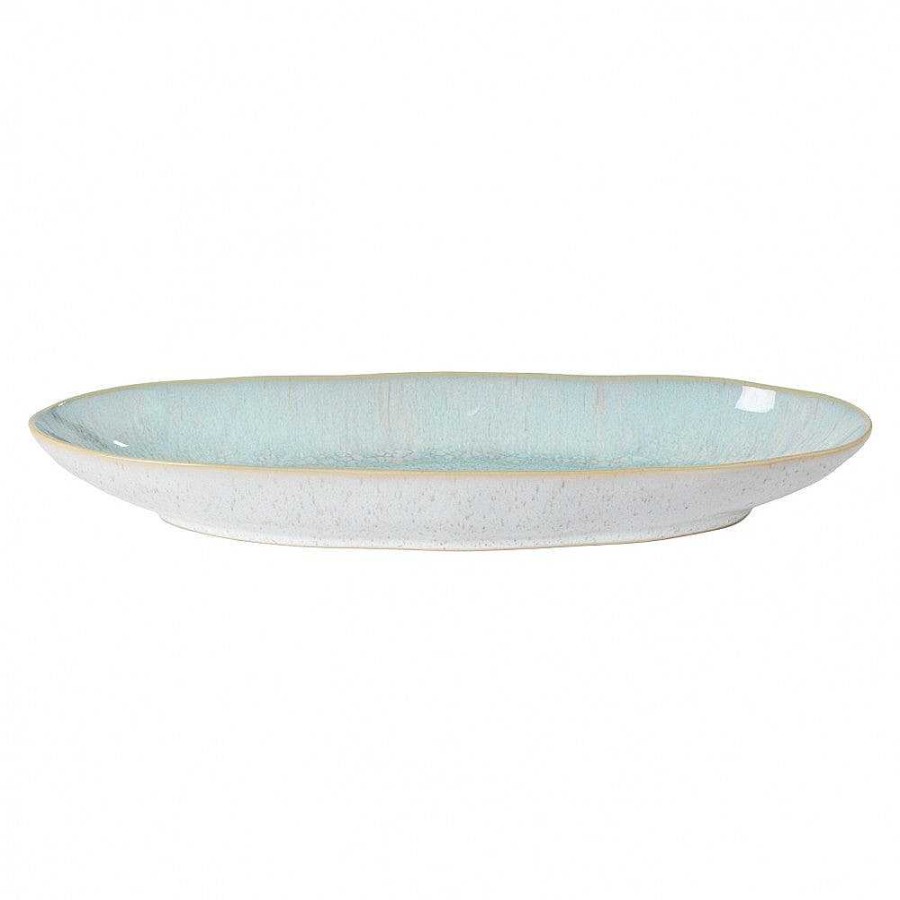 Table Relish Decor | Eivissa Medium Oval Platter - Sea Blue