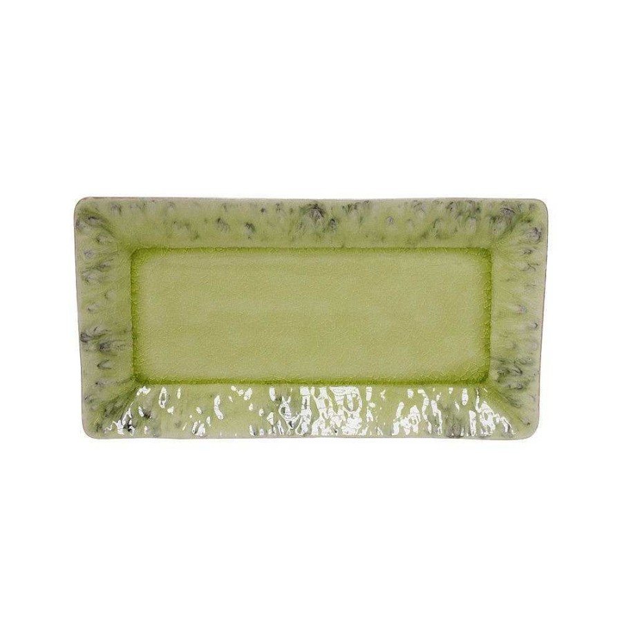 Table Relish Decor | Madeira Medium Rectangular Tray - Lemon