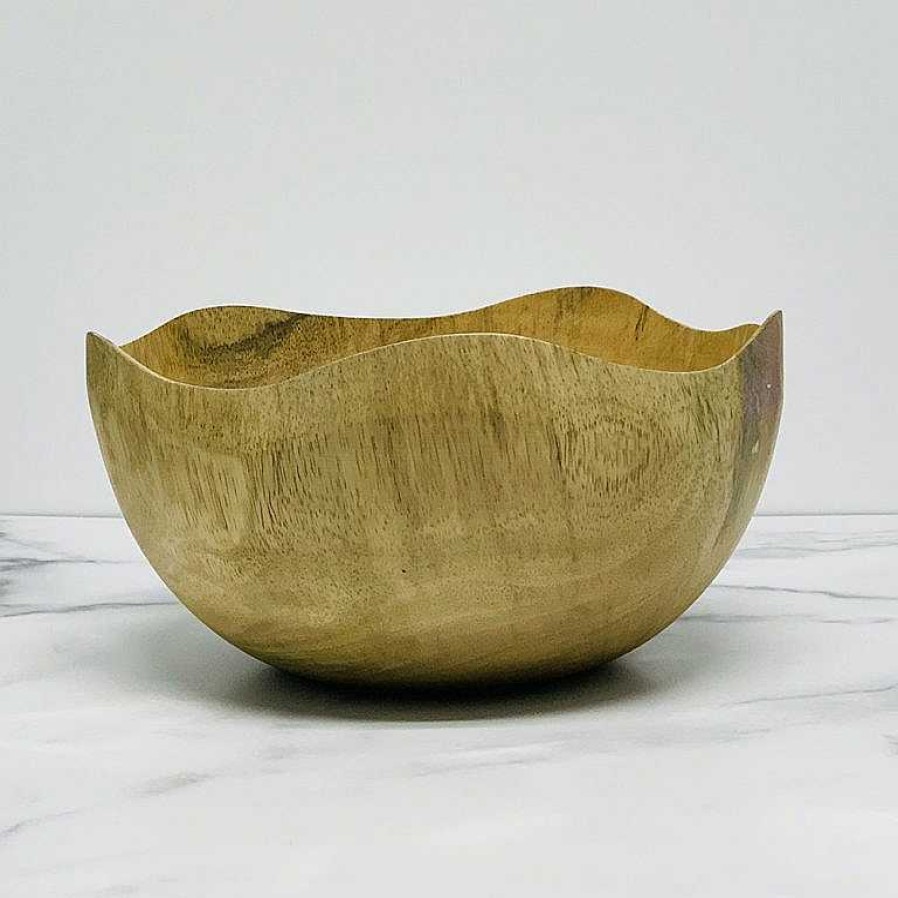 Table Relish Decor | Wave Edge Large Bowl