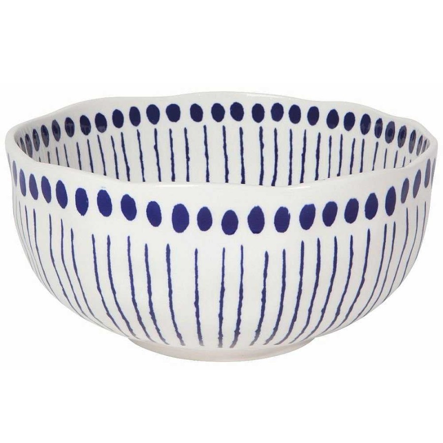 Kitchen Relish Decor | Medium Stamped Mixing Bowl - Sprout