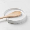 Kitchen Relish Decor | Matte Spoon Rest - White