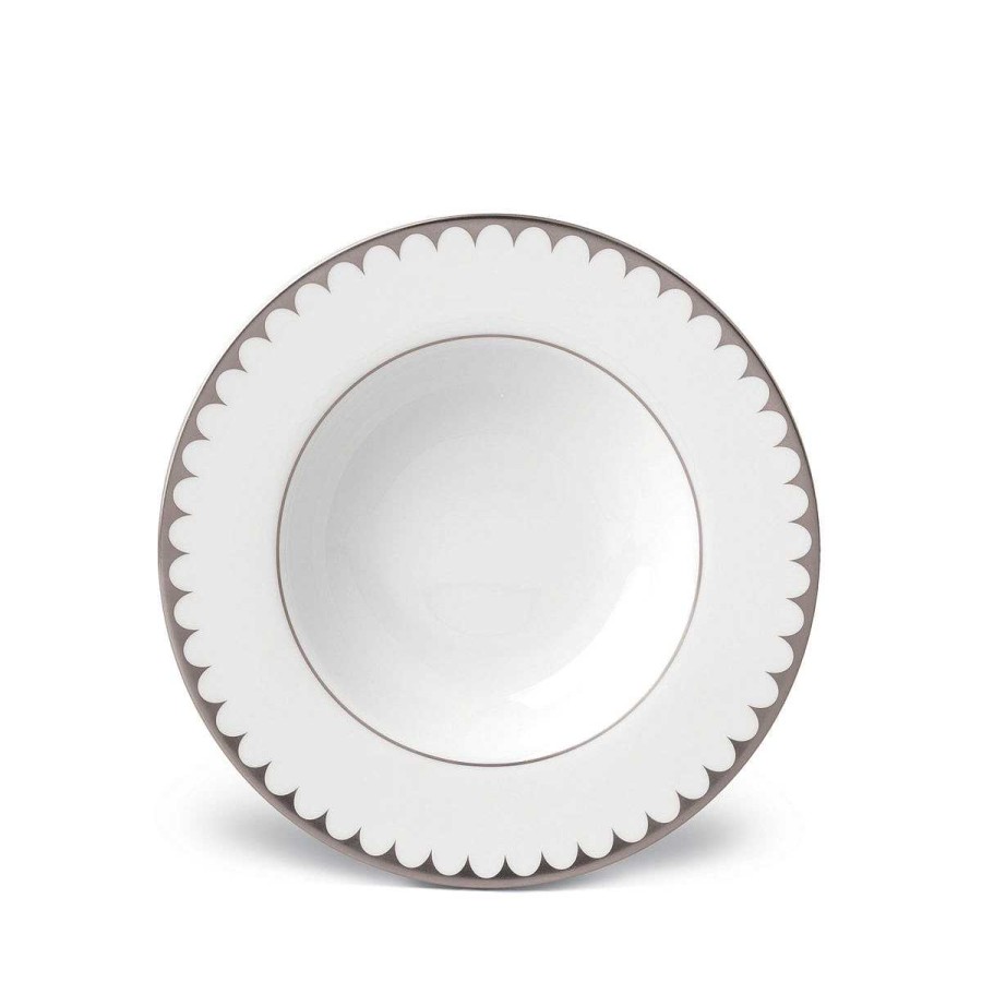 Table Relish Decor | Aegean Filet Soup Plate - Platinum