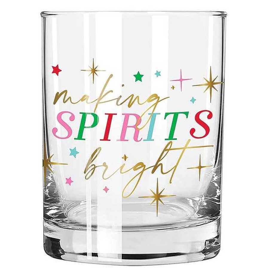 Table Relish Decor | Double Old Fashioned Glass - Spirits Bright