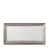 Table Relish Decor | Perl E Rectangular Platter - Platinum