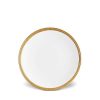 Table Relish Decor | Soie Tress E Dessert Plate - Gold