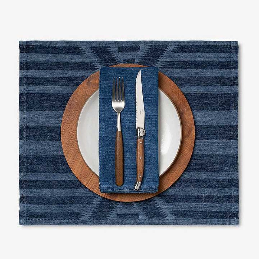 Table Relish Decor | Laser Denim Placemat - Sunrise