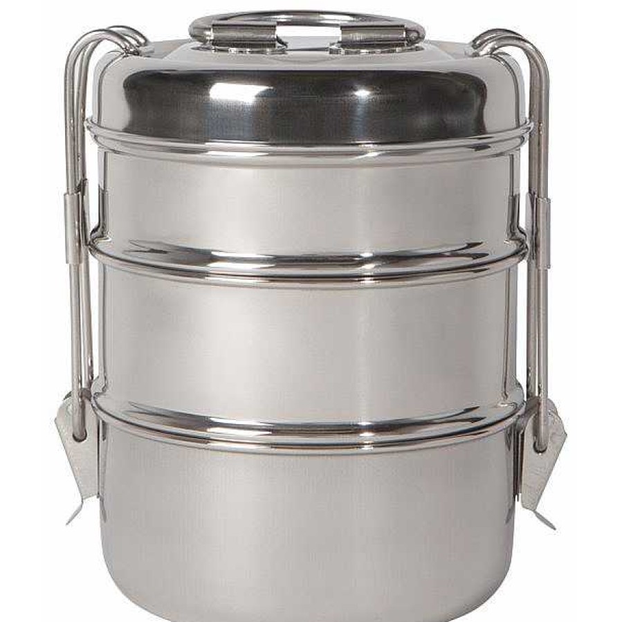 Kitchen Relish Decor | 3 Tier Tiffin - Steel