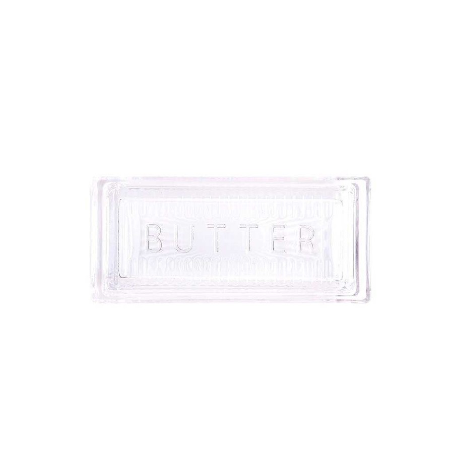 Kitchen Relish Decor | Glass Butter Dish