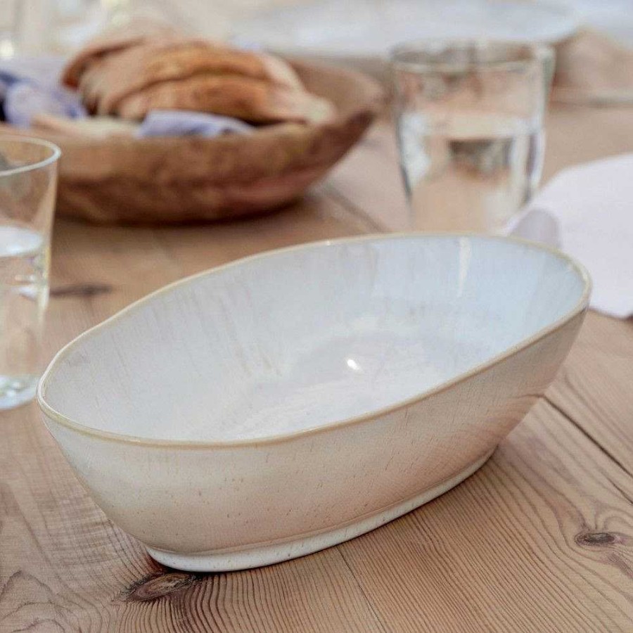 Kitchen Relish Decor | Eivissa Large Oval Baker - Sand Beige