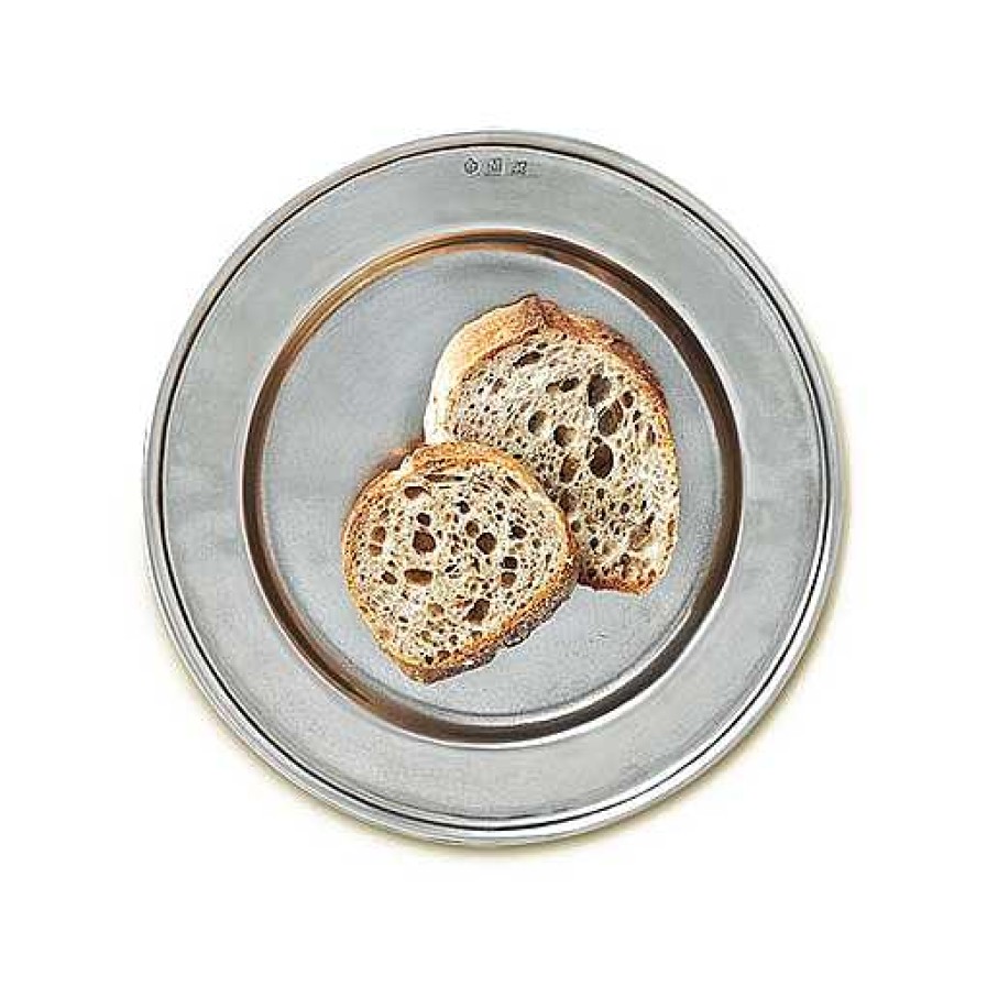 Table Relish Decor | Match Pewter Convivio Bread Plate - Pewter