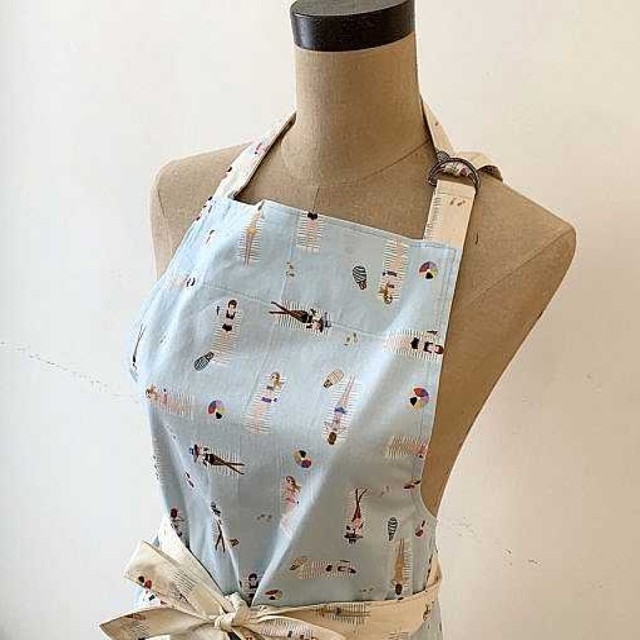 Kitchen Relish Decor | Rifle Paper Co Apron - Beach Day Sea