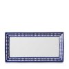 Table Relish Decor | Perl E Rectangular Platter - Bleu