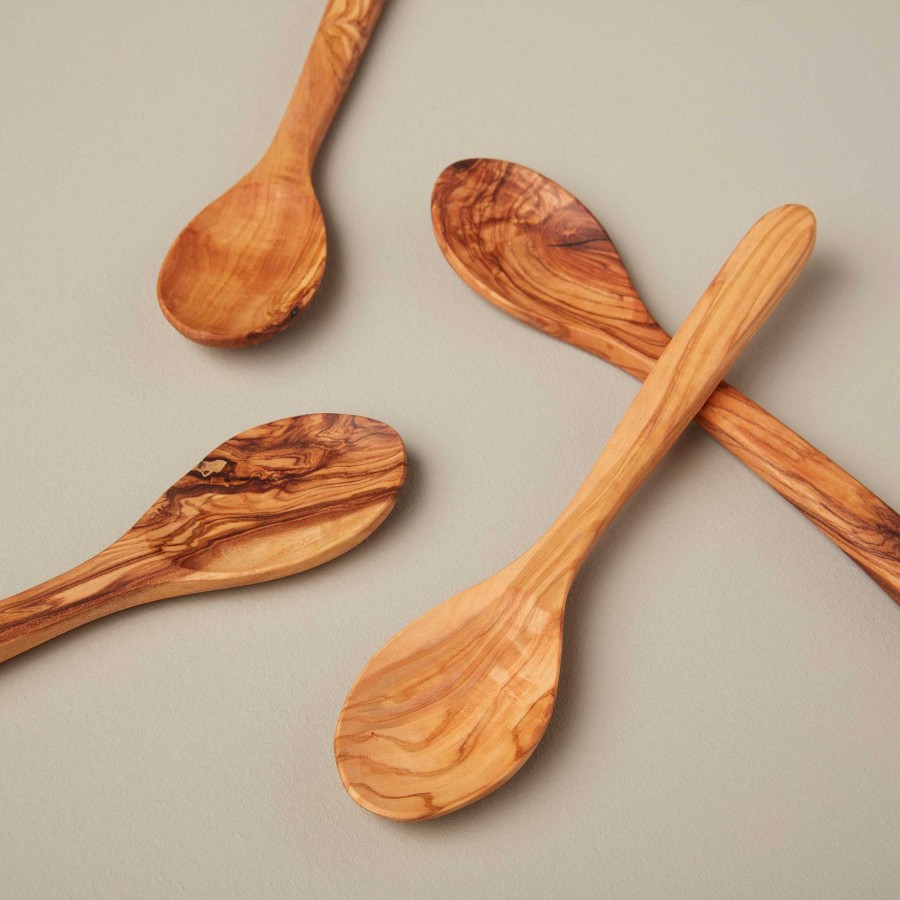 Kitchen Relish Decor | Large Olive Wood Spoon