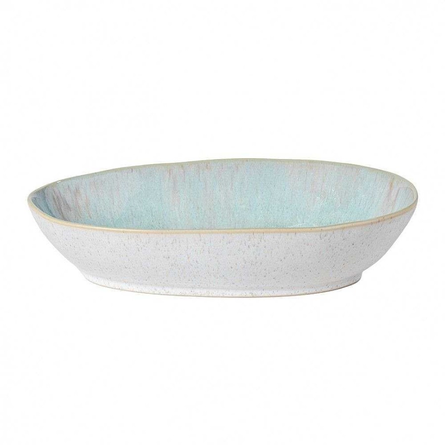 Kitchen Relish Decor | Eivissa Medium Oval Baker - Sea Blue