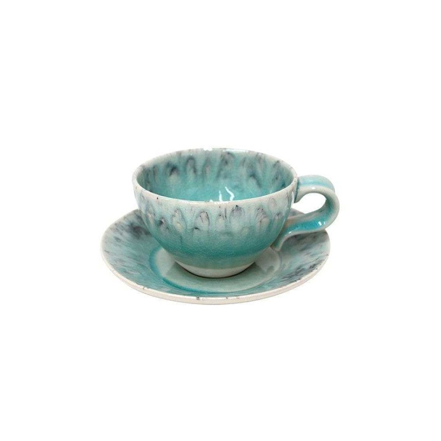 Table Relish Decor | Madeira Tea Cup & Saucer Set - Blue