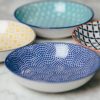 Kitchen Relish Decor | Dip Bowl - Blue Waves