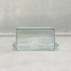 Kitchen Relish Decor | Pressed Glass Butter Dish - Clear