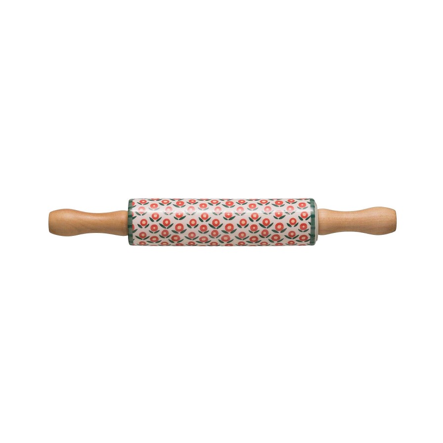 Kitchen Relish Decor | Flower Rolling Pin