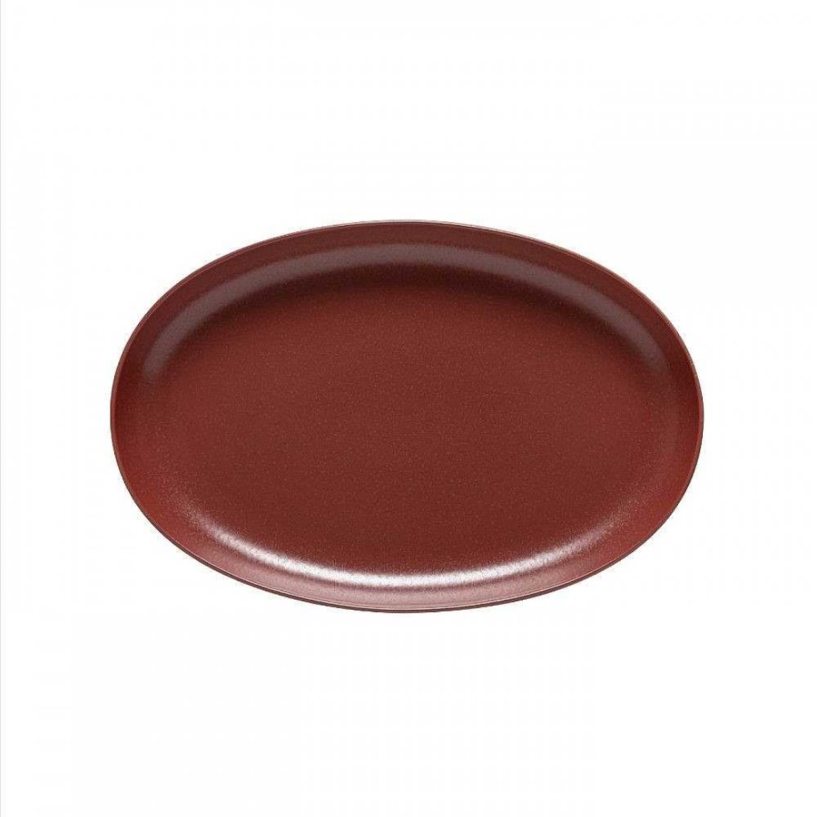 Table Relish Decor | Pacifica Small Platter - Cayenne