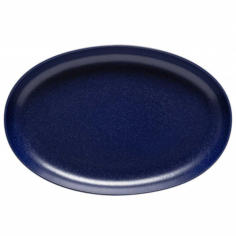 Table Relish Decor | Pacifica Large Platter - Blueberry