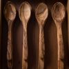 Kitchen Relish Decor | Large Olive Wood Spoon