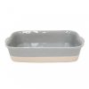 Kitchen Relish Decor | Fattoria Medium Rectangular Baker - Grey