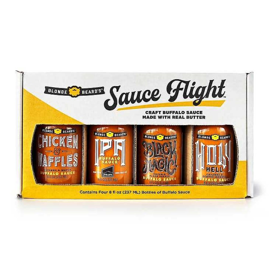 Kitchen Relish Decor | Buffalo Sauce Flight Gift Set