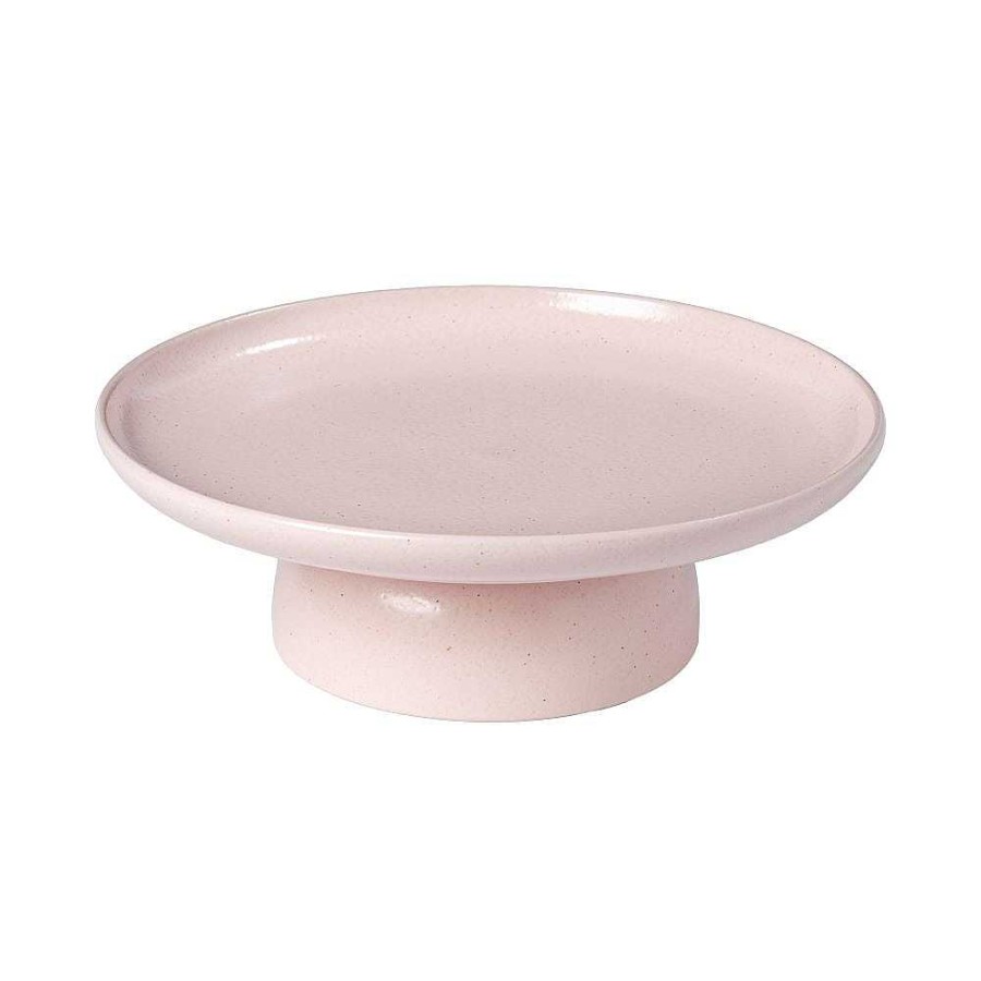 Table Relish Decor | Pacifica Footed Plate - Marshmallow