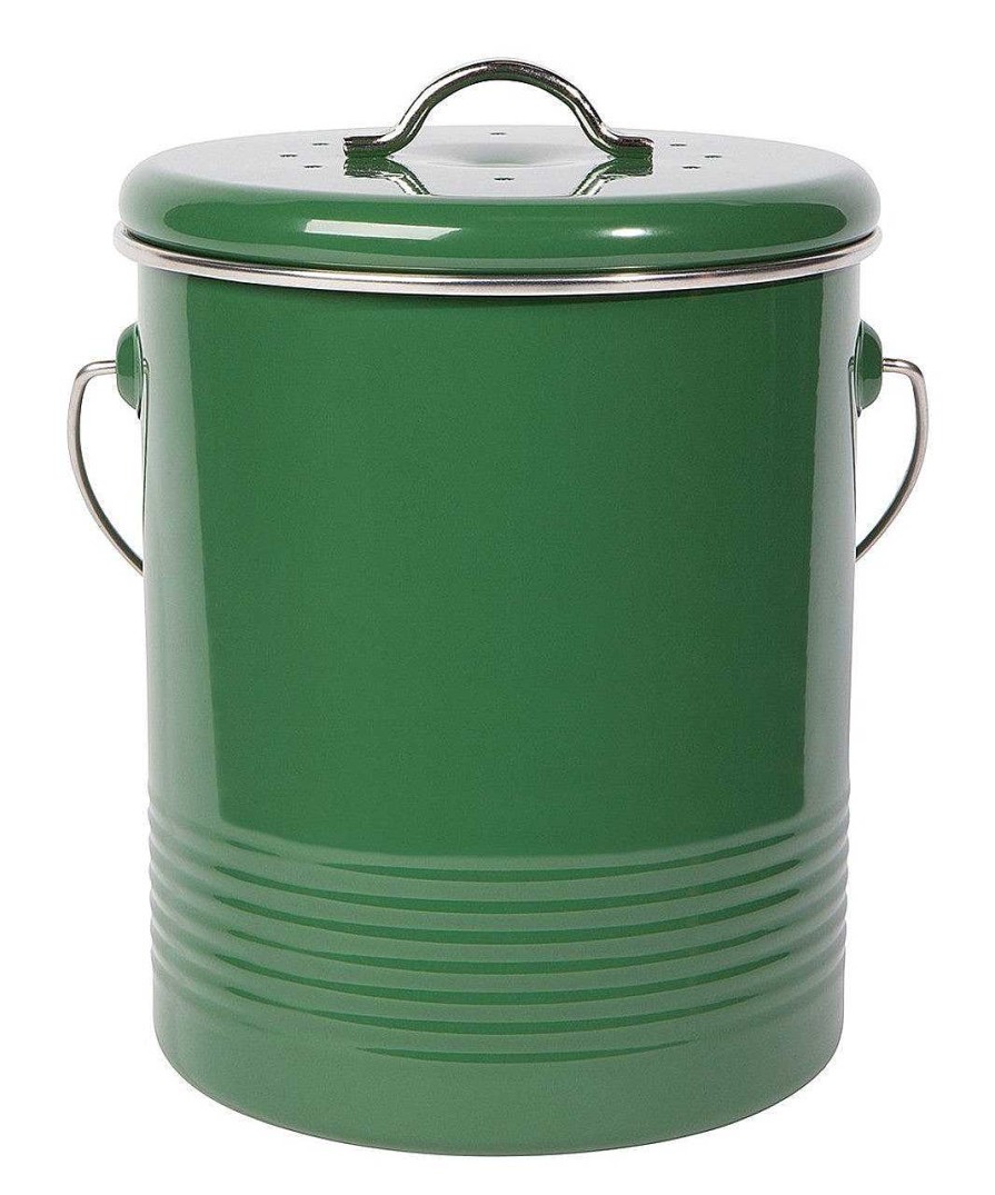 Kitchen Relish Decor | Compost Bin With Filter - Green