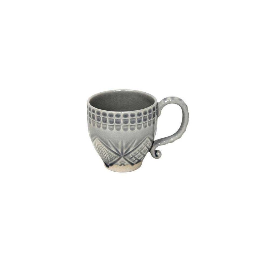 Table Relish Decor | Cristal Mug Set - Grey