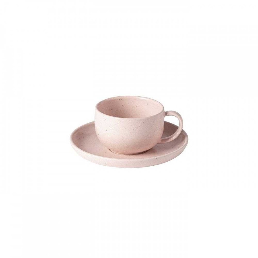 Table Relish Decor | Pacifica Tea Cup & Saucer Set - Marshmallow