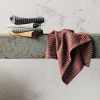 Kitchen Relish Decor | Linen Stripe Dishtowel - Midnight