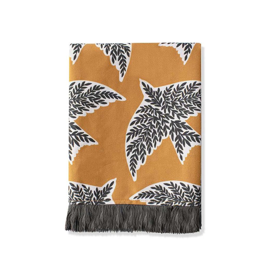 Kitchen Relish Decor | Leafy Bird Tea Towel