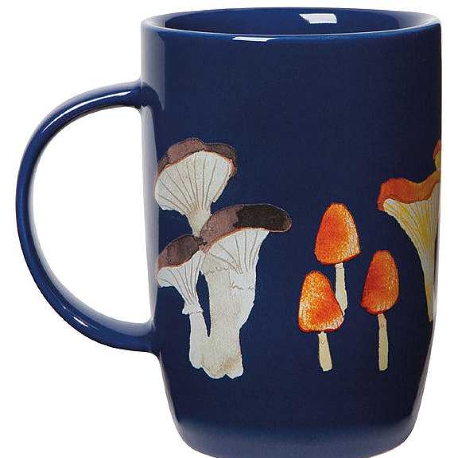 Kitchen Relish Decor | Field Mushrooms Tall Mug