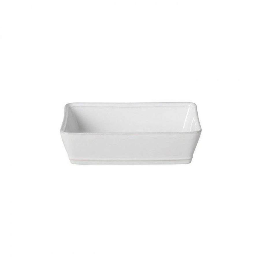 Kitchen Relish Decor | Friso 8 In Rectangular Baker - White