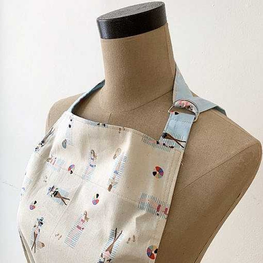 Kitchen Relish Decor | Rifle Paper Co Apron - Beach Day Sand