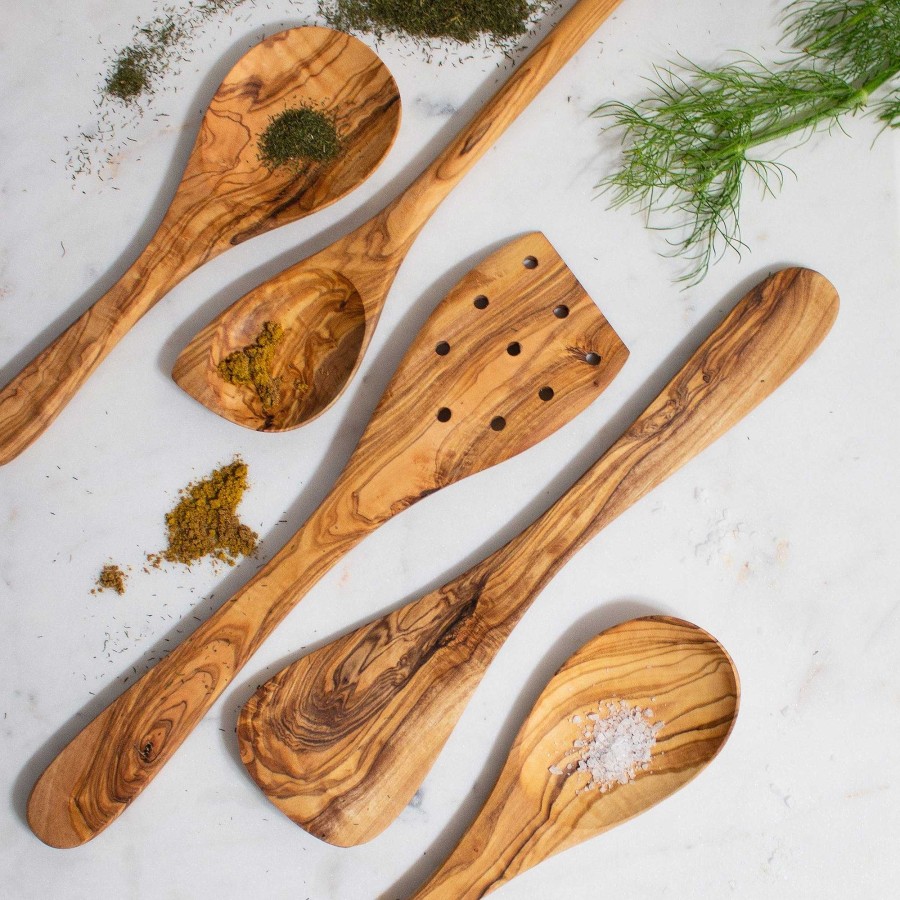 Kitchen Relish Decor | Olive Wood Flipper