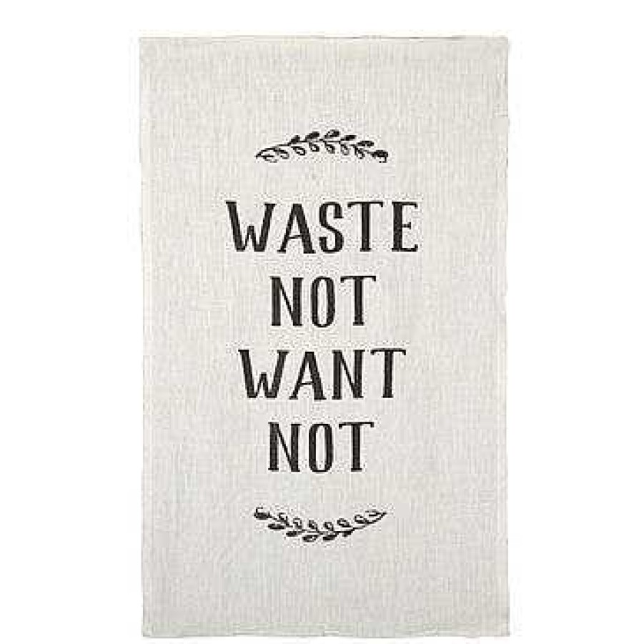 Kitchen Relish Decor | Tea Towel - Waste Not