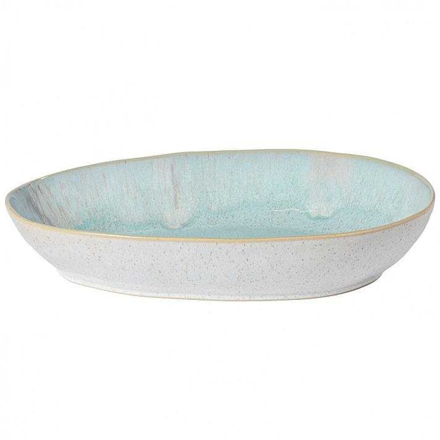 Kitchen Relish Decor | Eivissa Oval Baker Set - Sea Blue