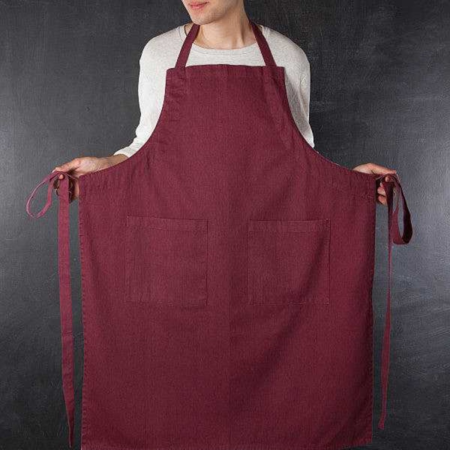 Kitchen Relish Decor | Heirloom Apron - Wine