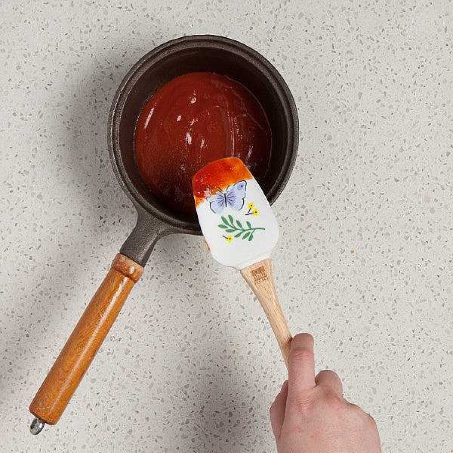 Kitchen Relish Decor | Silicone Spoonula - Morning Meadow