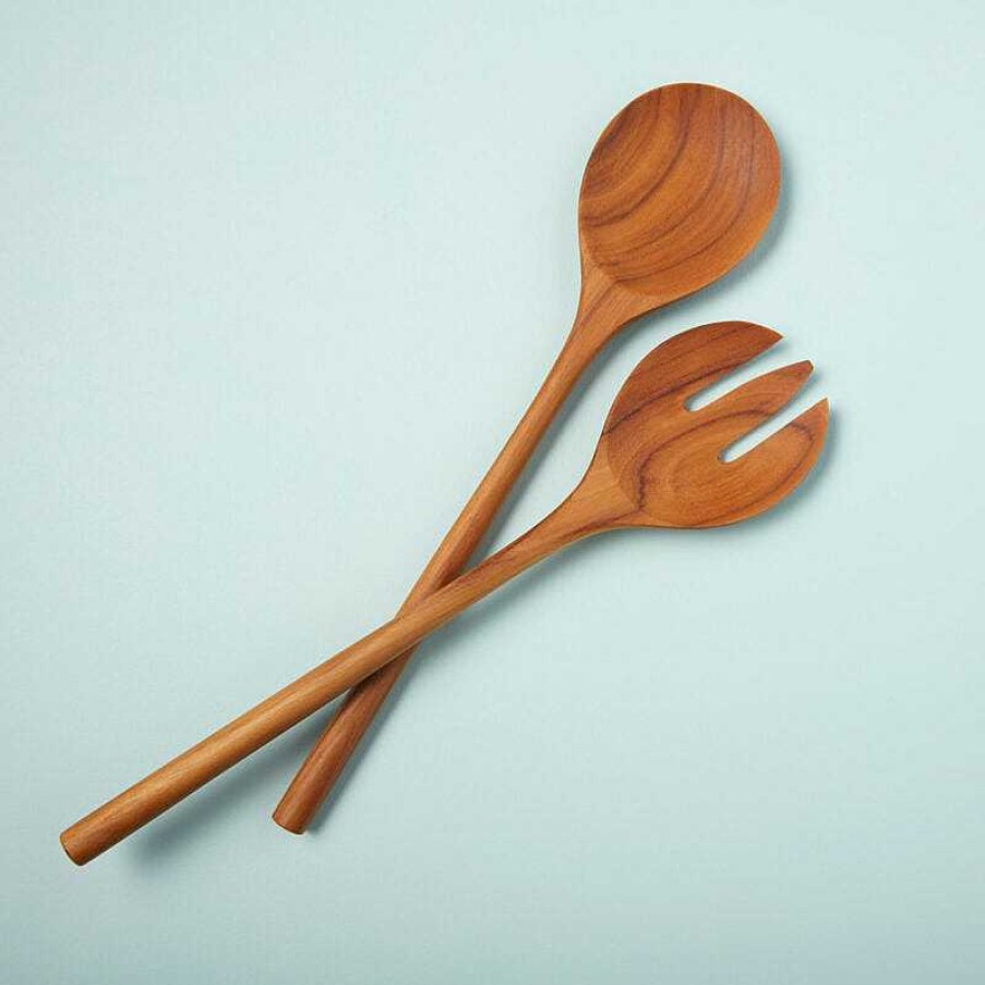 Table Relish Decor | Teak Extra Large Serving Set