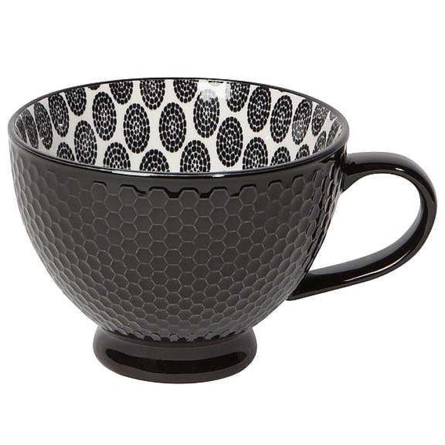 Kitchen Relish Decor | Latte Mug - Black