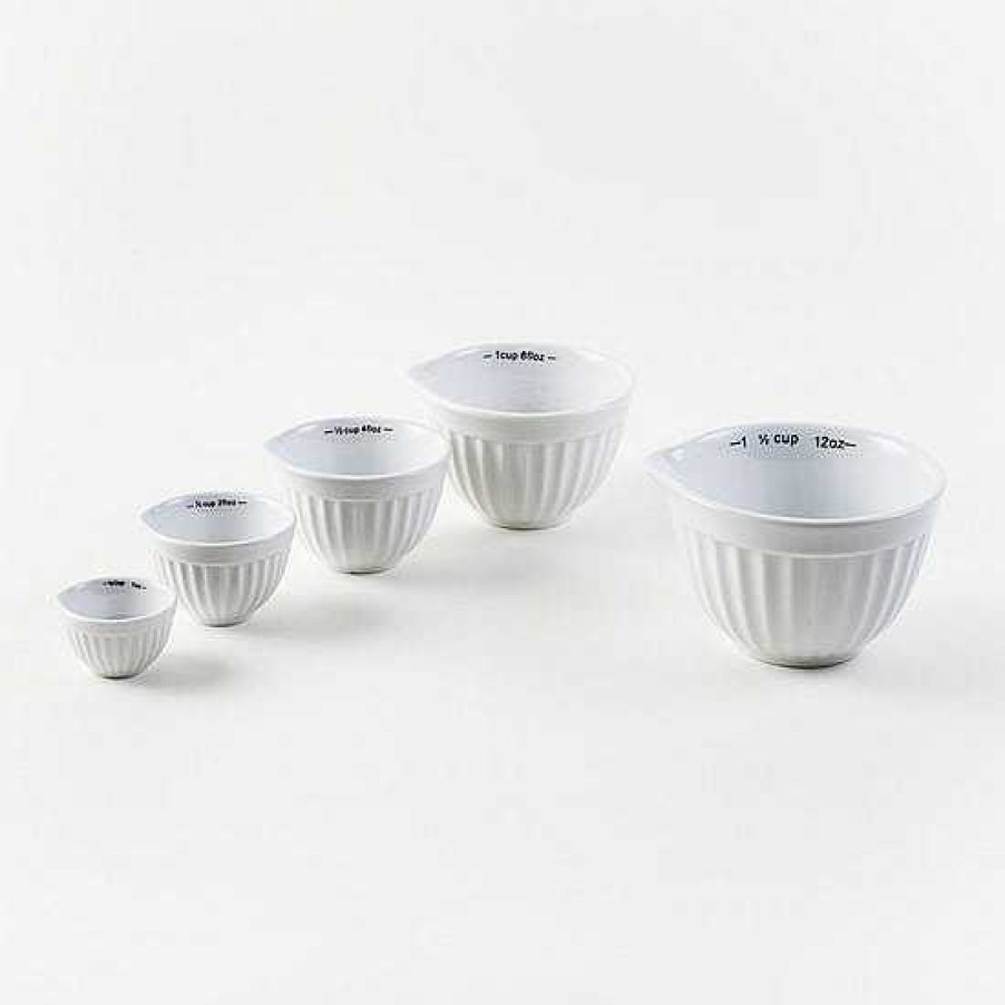 Kitchen Relish Decor | Porcelain Measuring Cups