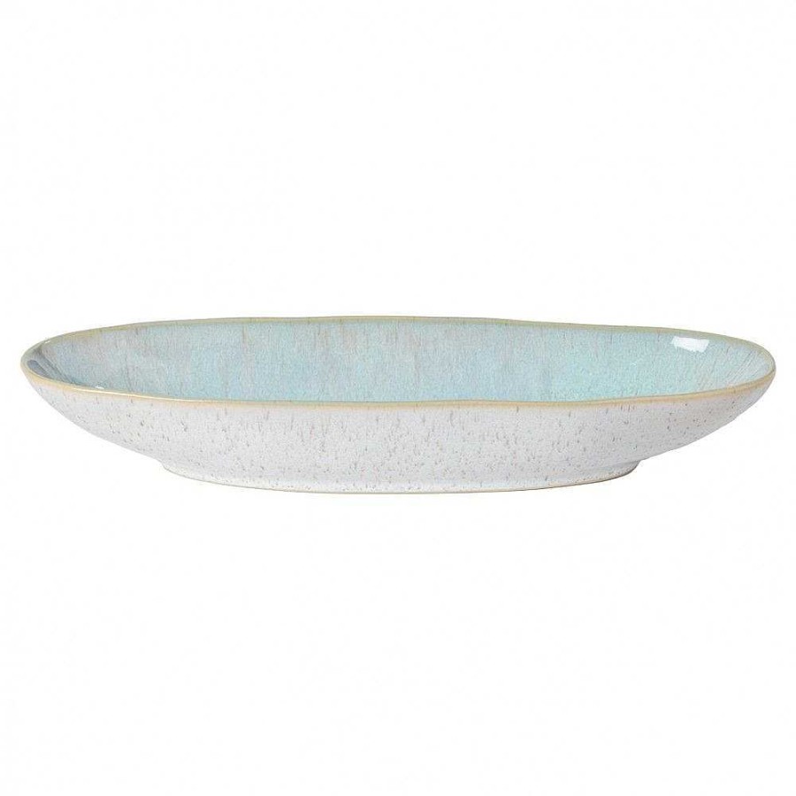 Table Relish Decor | Eivissa Small Oval Platter - Sea Blue