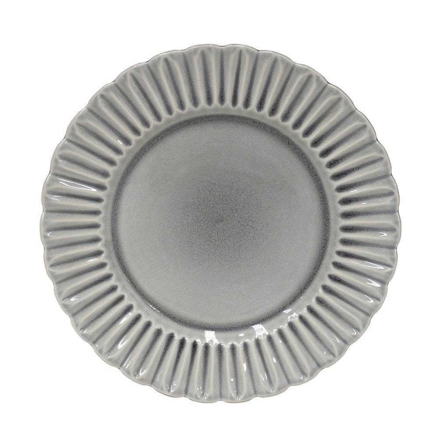 Table Relish Decor | Cristal Dinner Plate Set - Grey