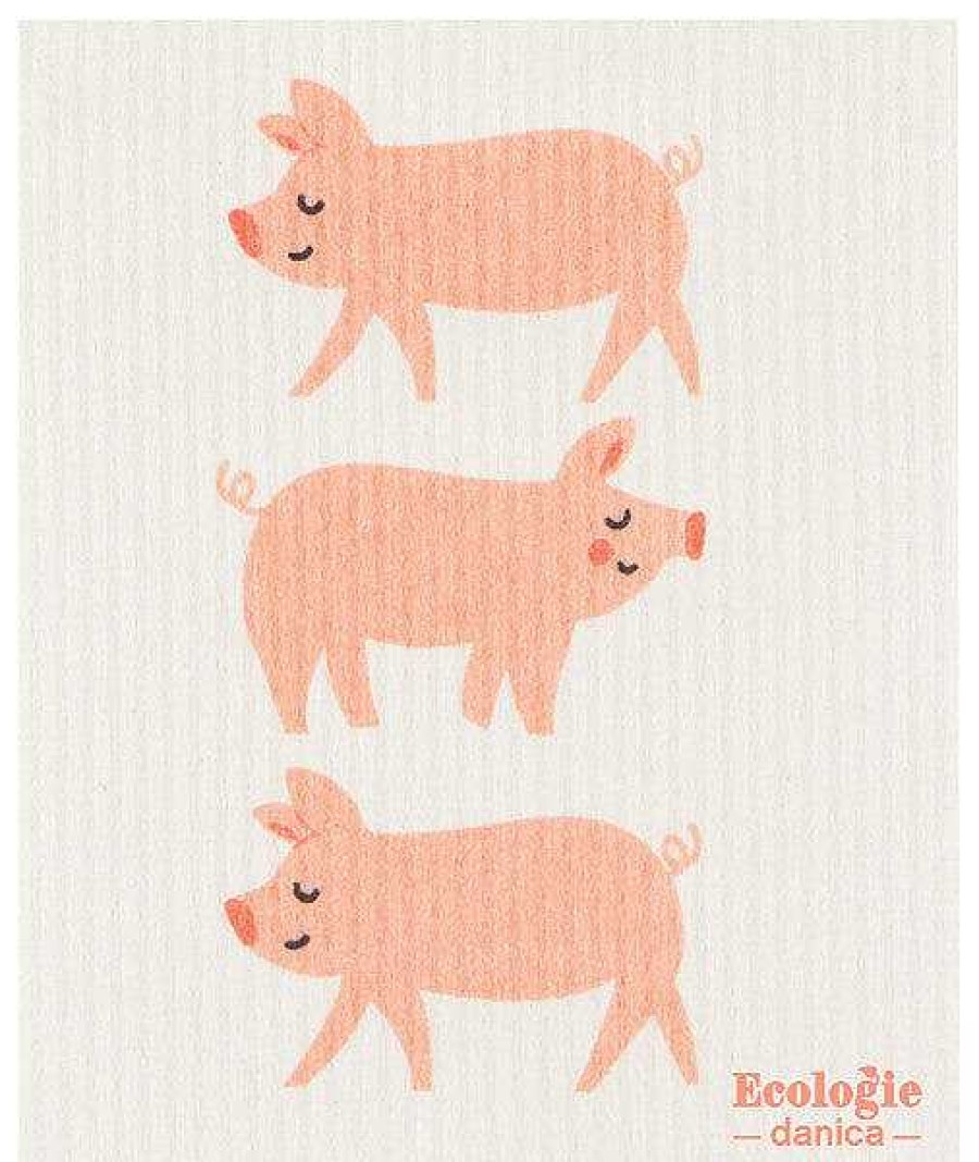 Kitchen Relish Decor | Swedish Dishcloth - Penny Pig